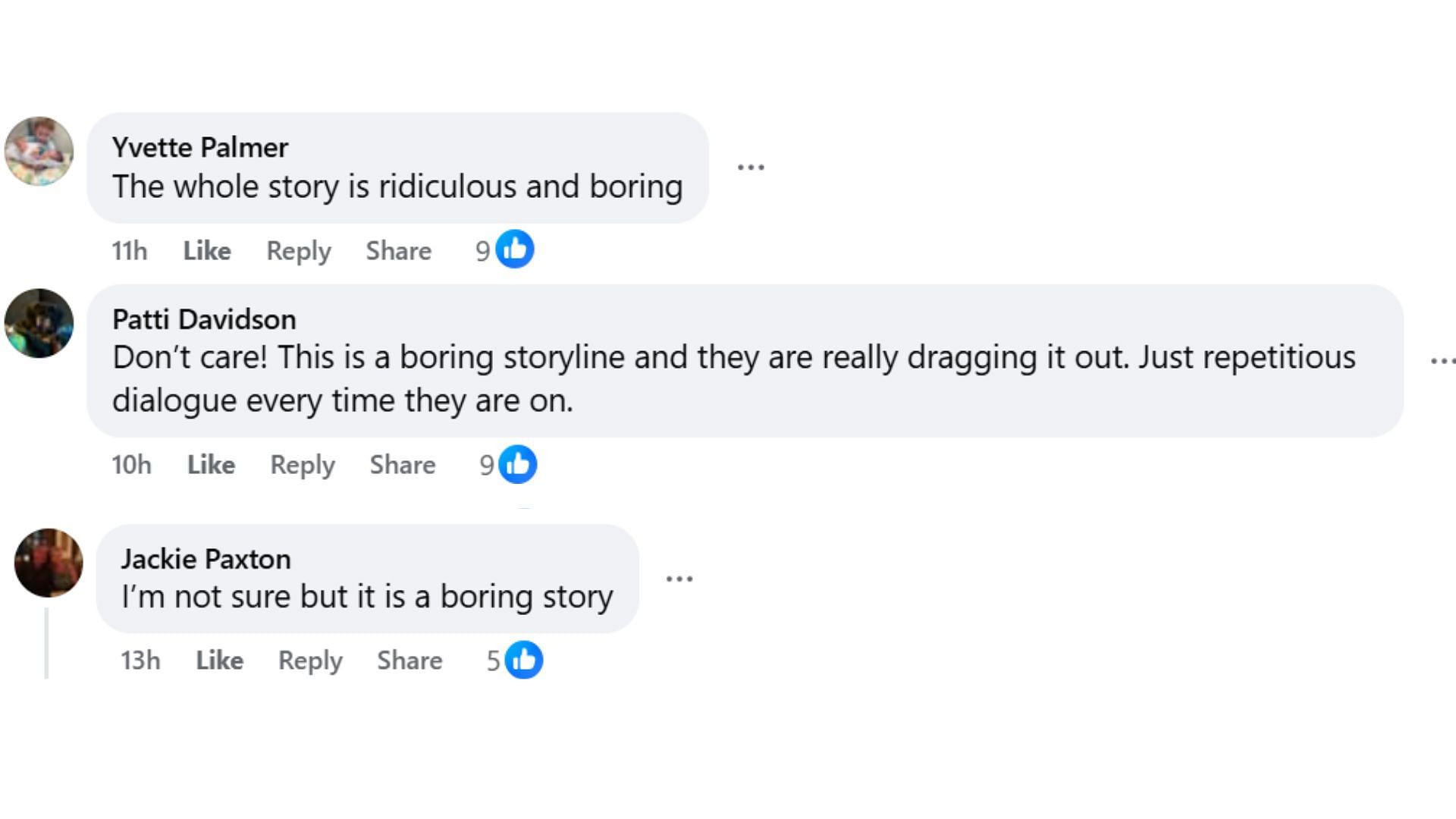 Comments by fans on the post (Image via Facebook/@Jo Balsamo Wood)